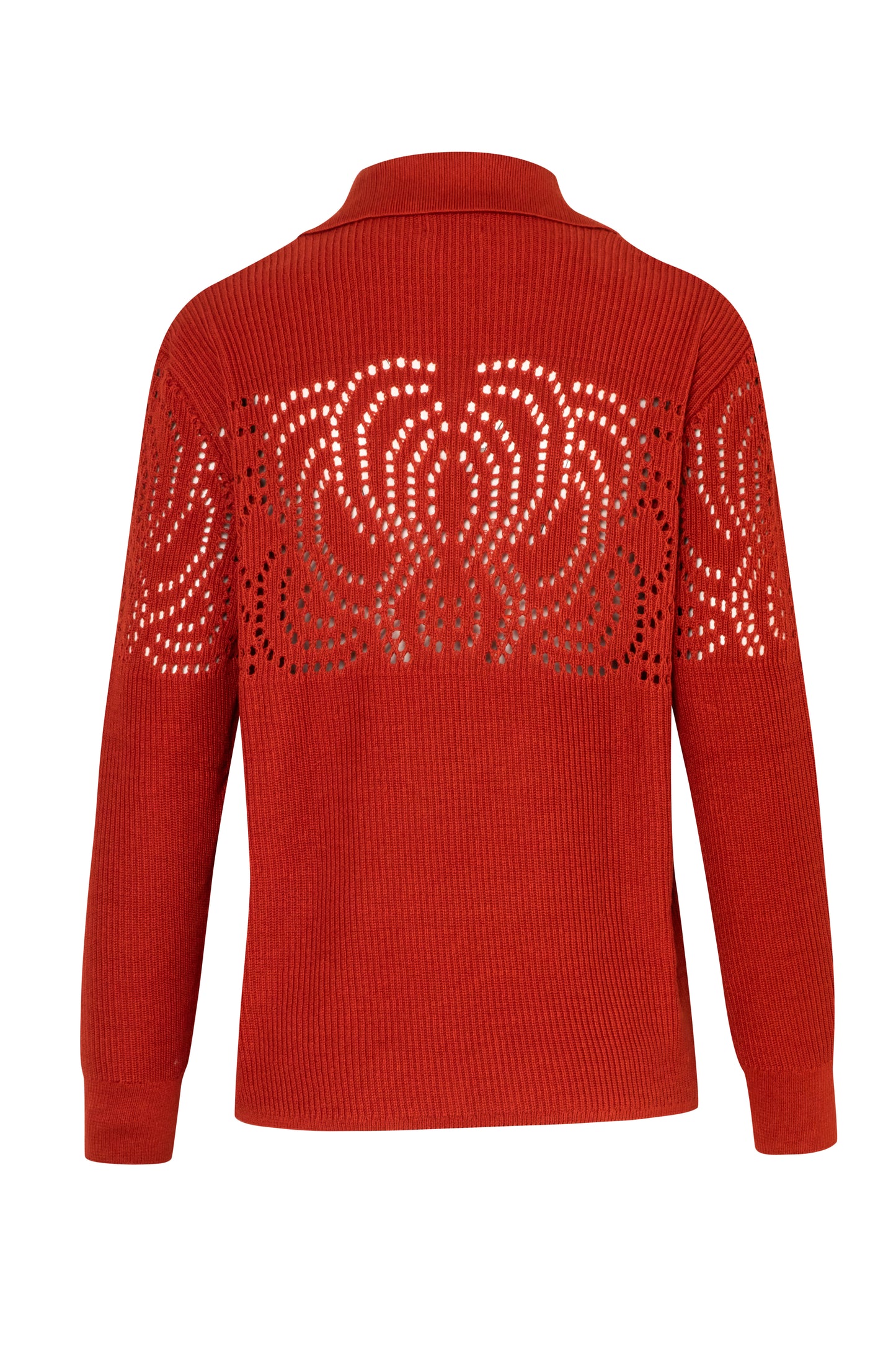 Tokio Polo Sweater Terracota