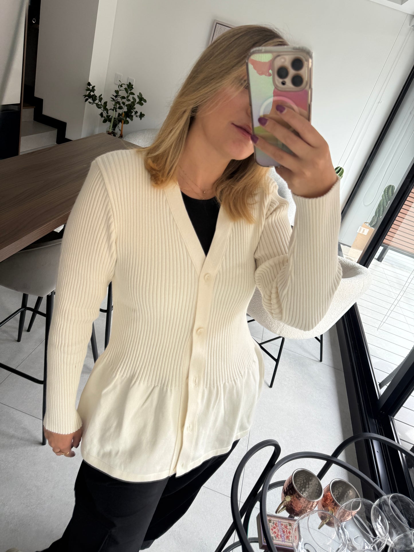 Osman Cardigan Crudo