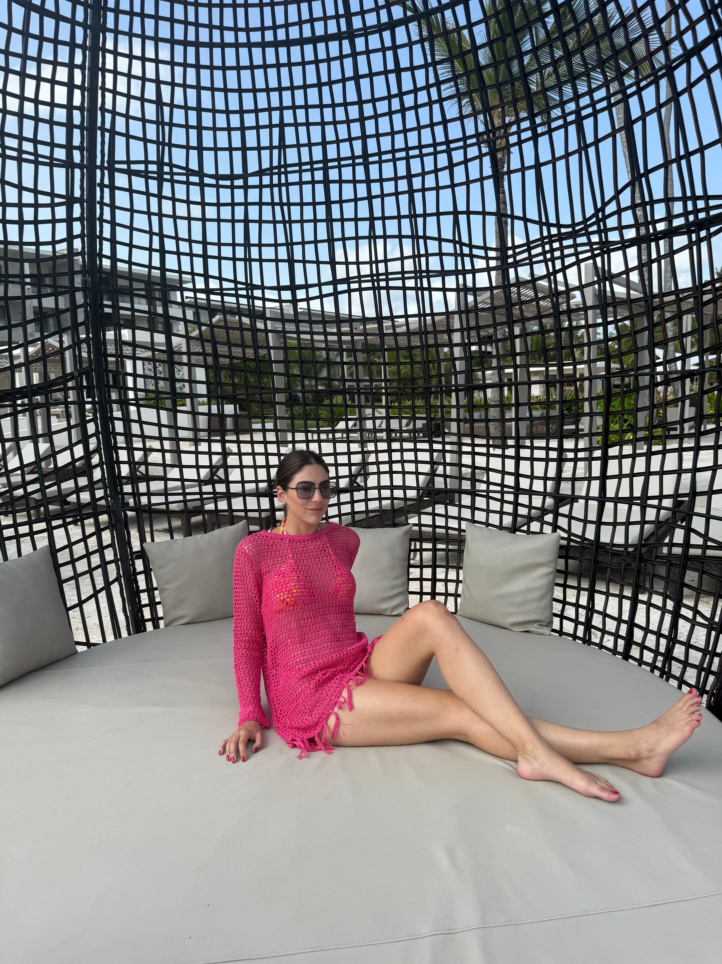 Nano Dress Fucsia