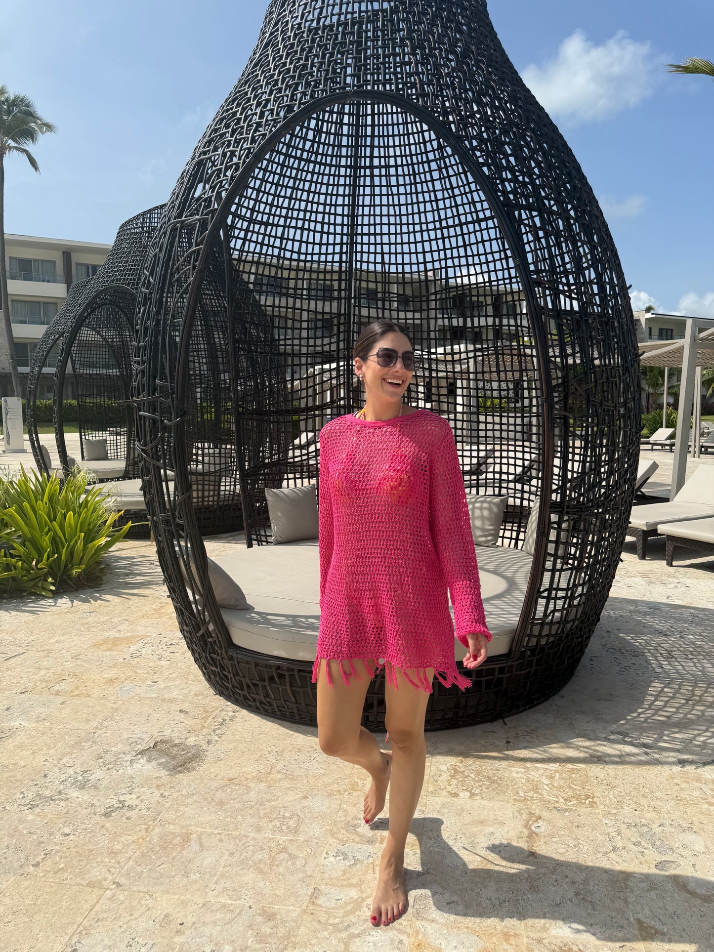 Nano Dress Fucsia