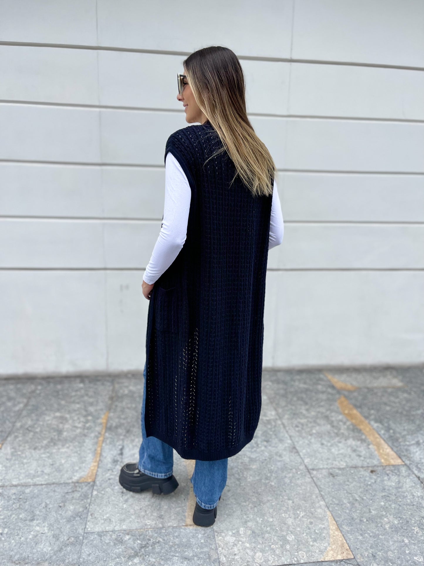 Maxi Vest Negro