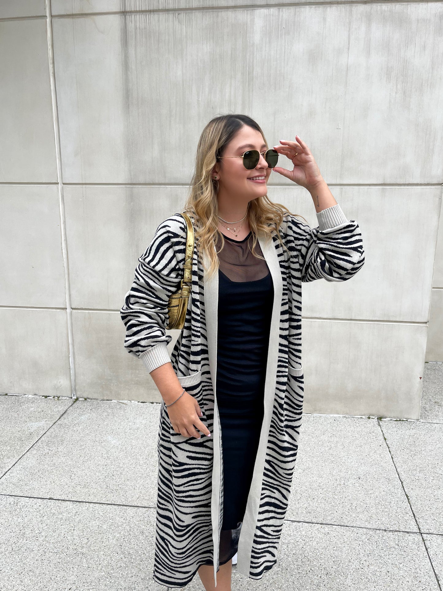 Safari Cardigan Negro