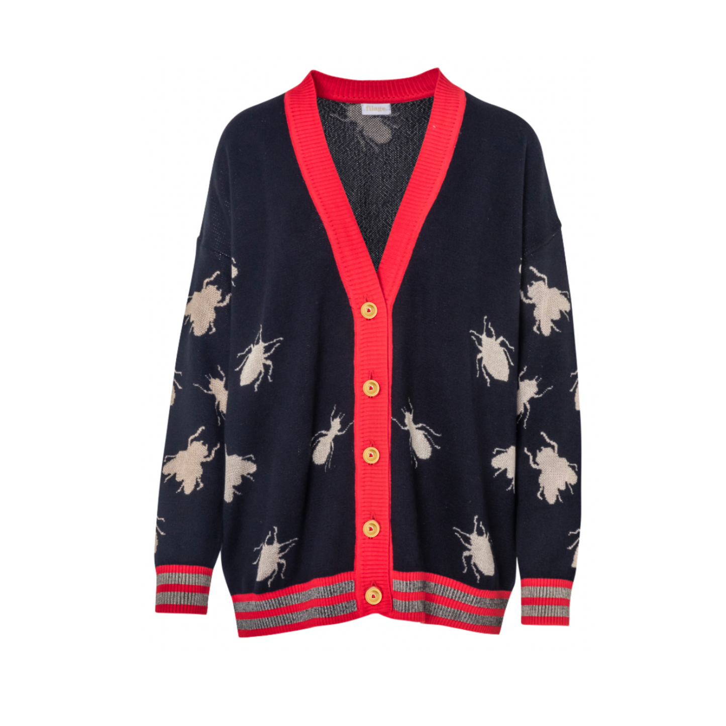 Fehler Cardigan Negro