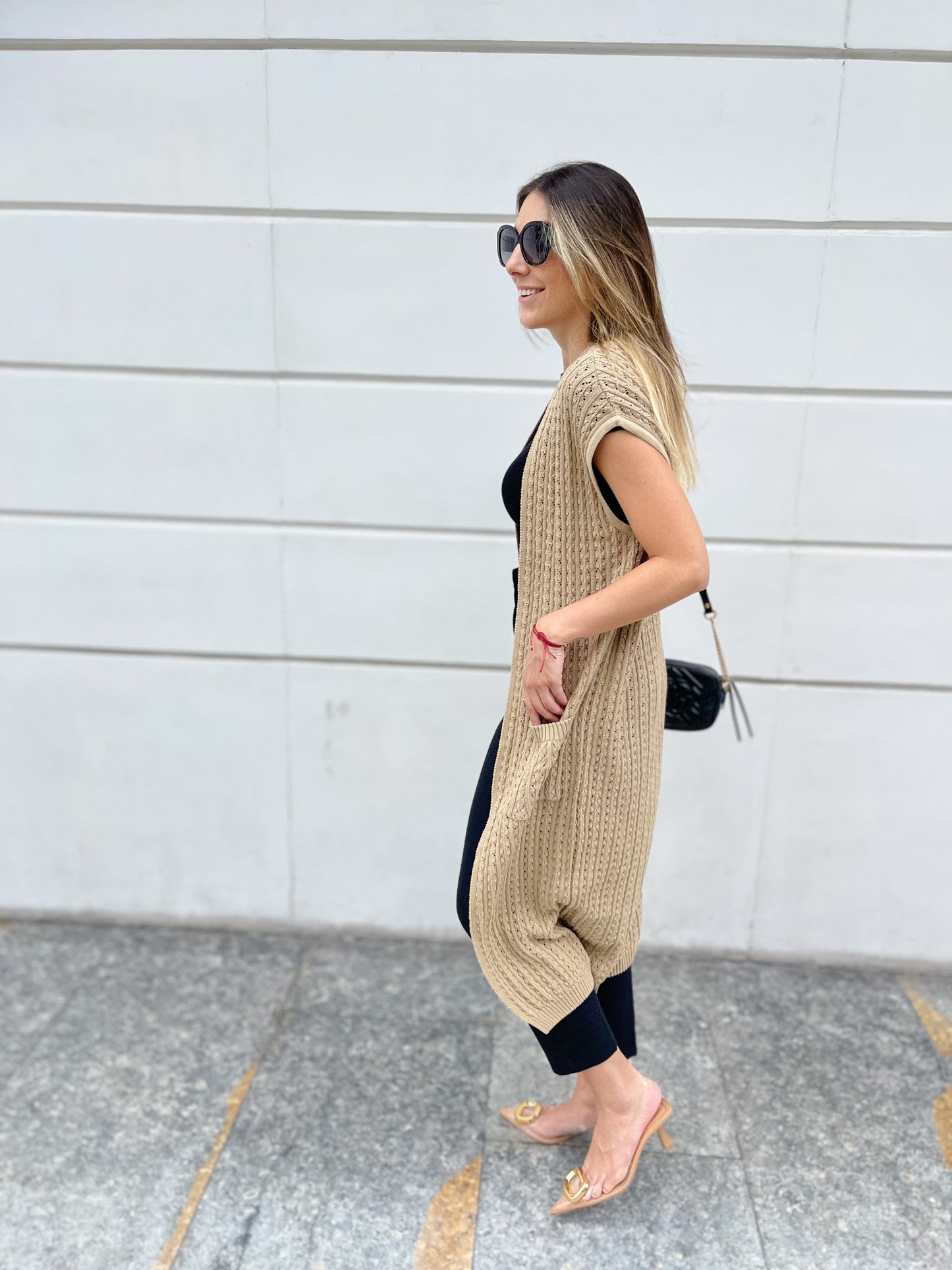 Maxi Vest Camel